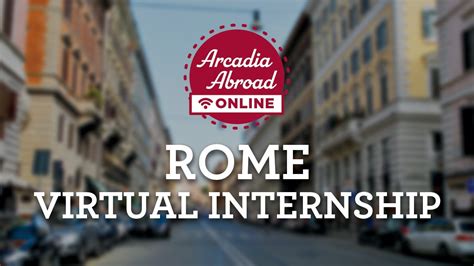 internships rome italy